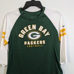 NFL Green Bay Packers The Nike Tee Shirt Womens  Crew Neck T-shirt Size M